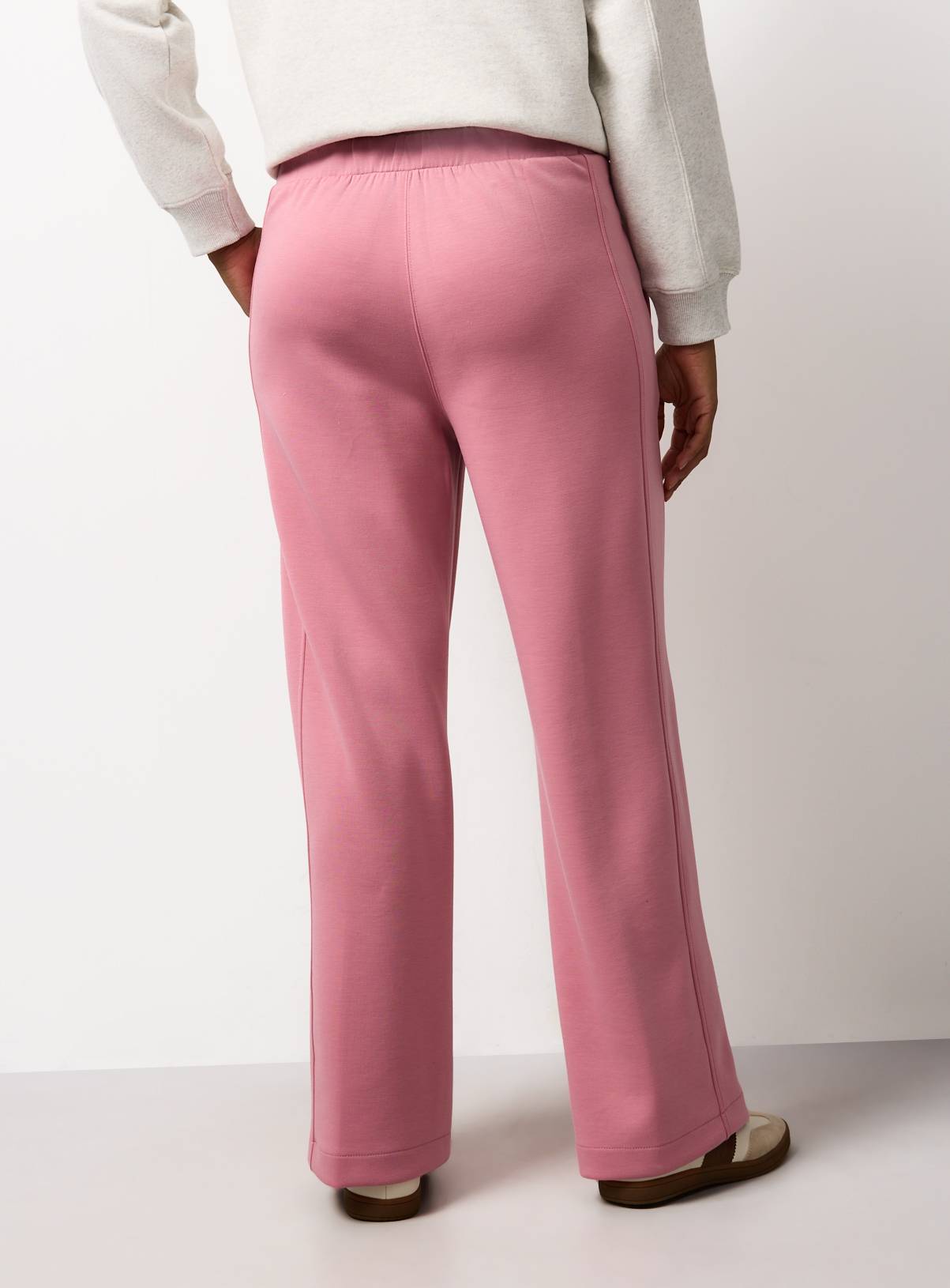 Dusky Pink Wide Leg Co-ord Trousers XL - Image 4
